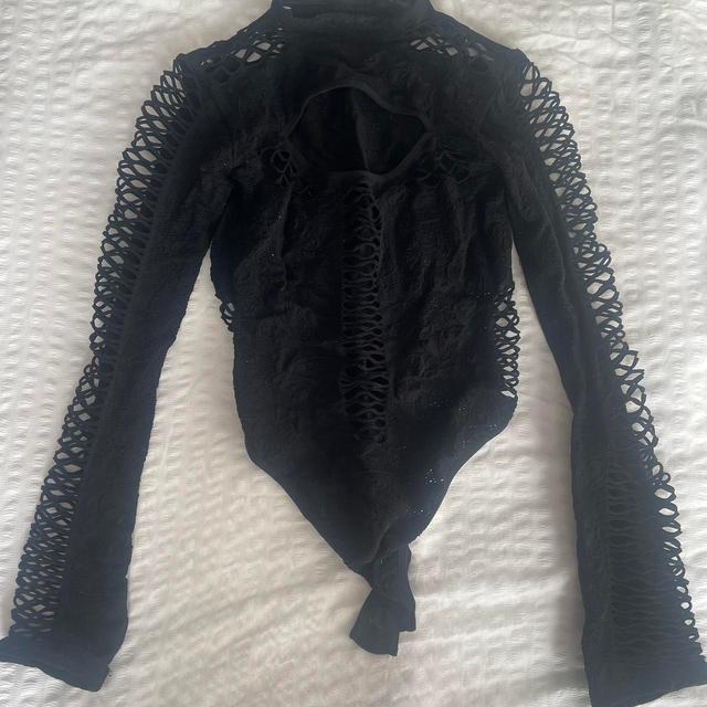 Urban Outfitters Women's Bodysuit - Black - M on Productcaster.