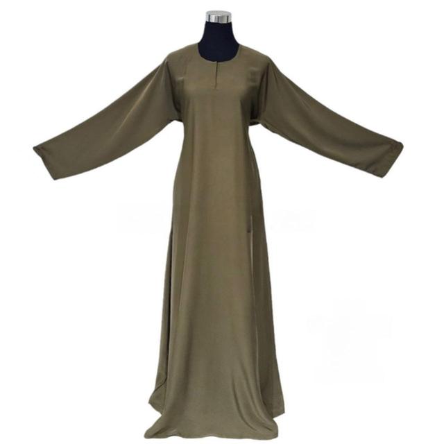 Handmade Women's A-line Dress - Khaki - M on Productcaster.