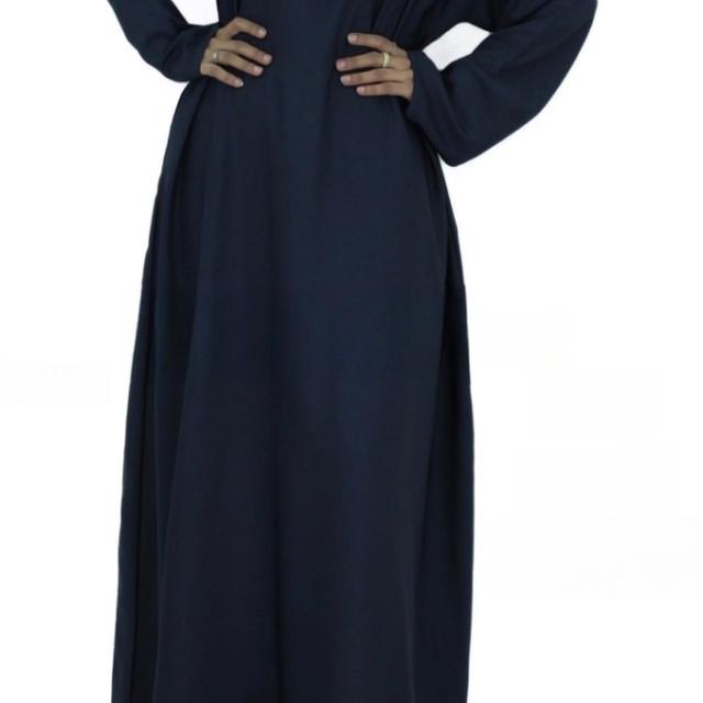 Handmade Women's A-line Dress - Navy - M on Productcaster.