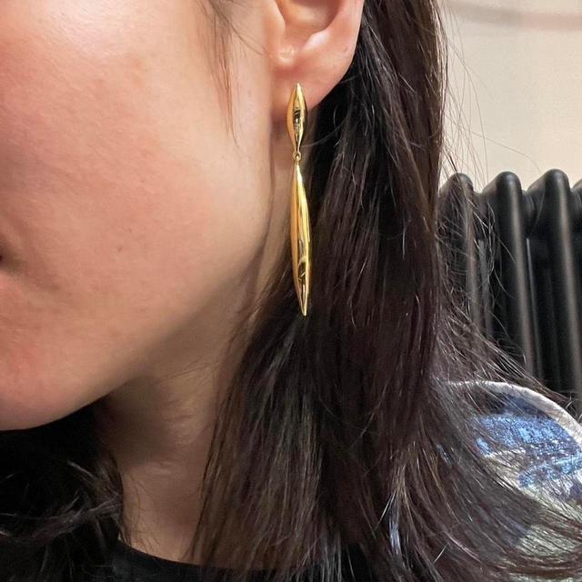 Mango Women's Earrings - Gold on Productcaster.