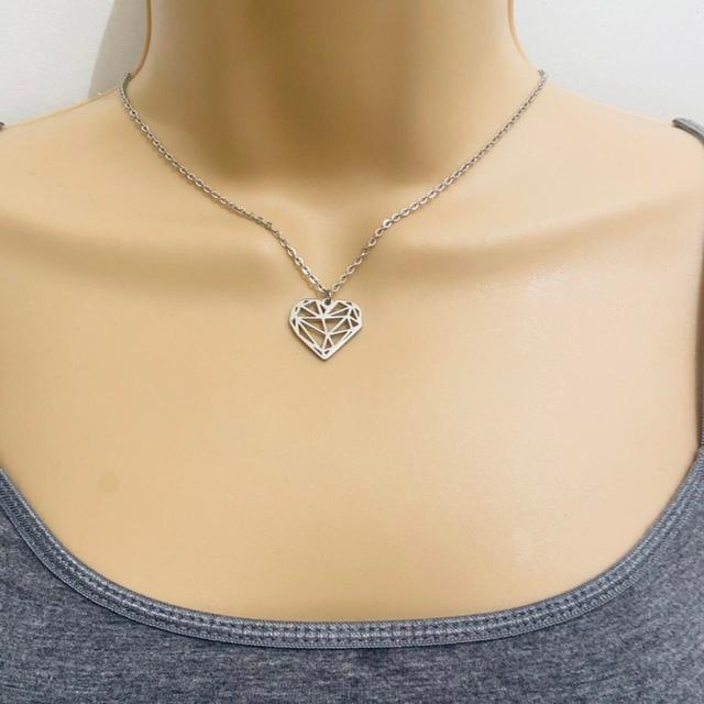 Custom Women's Necklace - Silver on Productcaster.