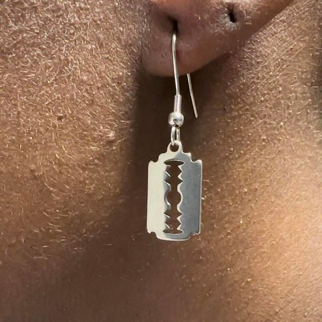 Custom Women's Earrings - Silver on Productcaster.