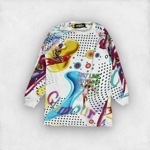 Jeremy Scott Women's Sweatshirt - White - 8 on Productcaster.