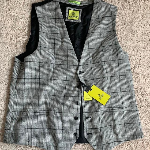 Men's Waistcoat - Grey - XXL on Productcaster.