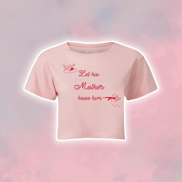 Custom Women's Crop top - Pink/Red - 10 on Productcaster.