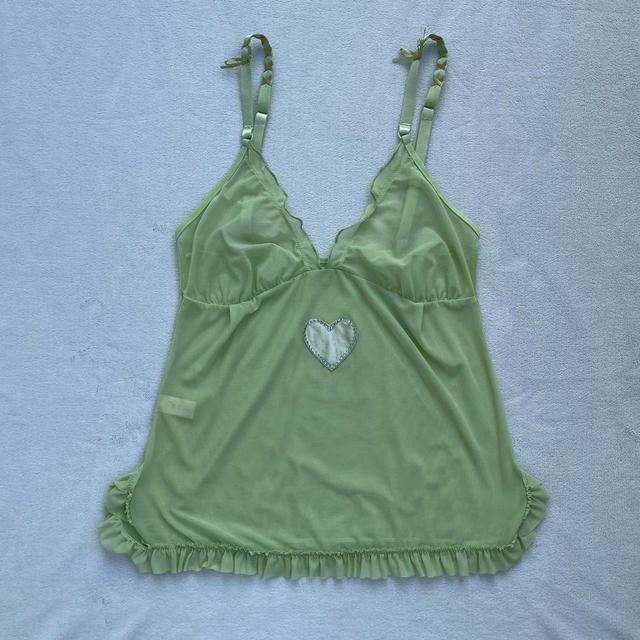 Vintage Women's Top - Green - 10 on Productcaster.