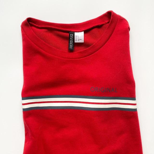 H&M Women's Jumper - Red - S on Productcaster.