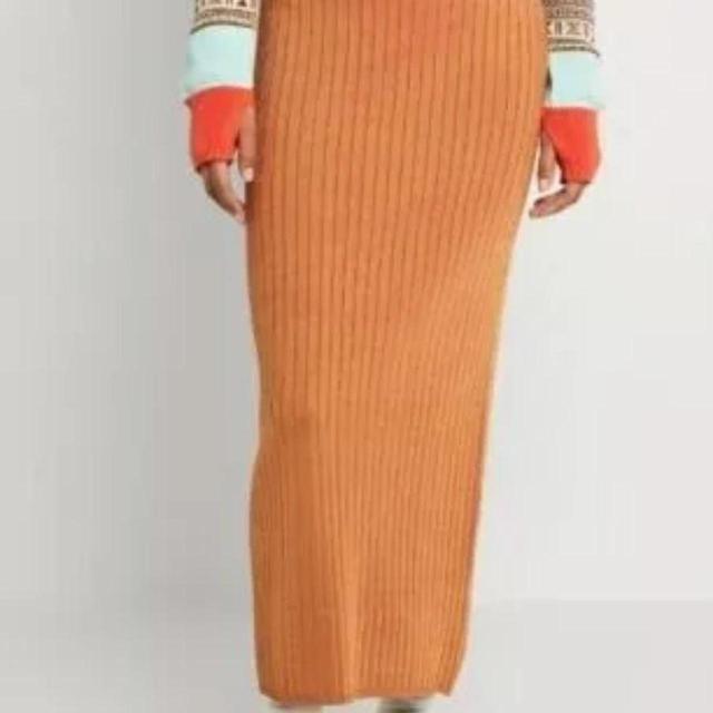 Free People Women's Midi Skirt - Tan - S on Productcaster.