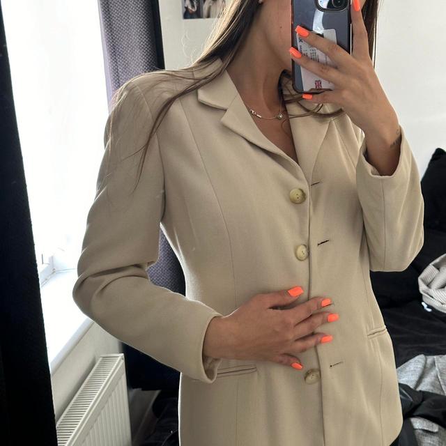 Women's Tailored jacket - Cream/Tan - UK 8 on Productcaster.