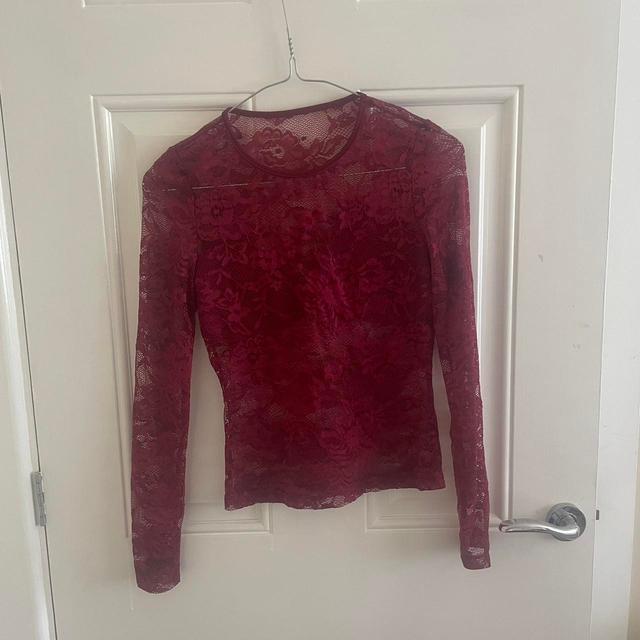 Women's Blouse - Burgundy/Red - 6 on Productcaster.