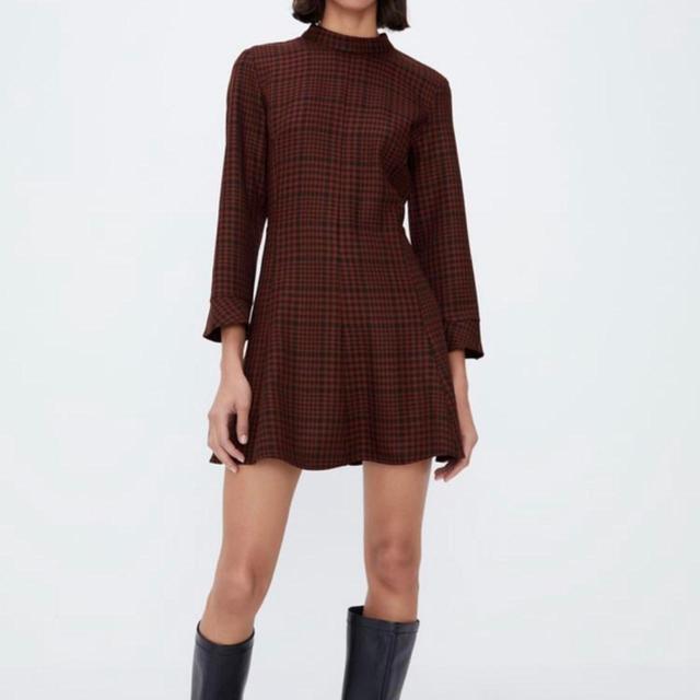 Zara Women's Dress - Burgundy - 10 on Productcaster.