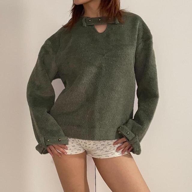 Women's Jumper - Green/Khaki - 10 on Productcaster.