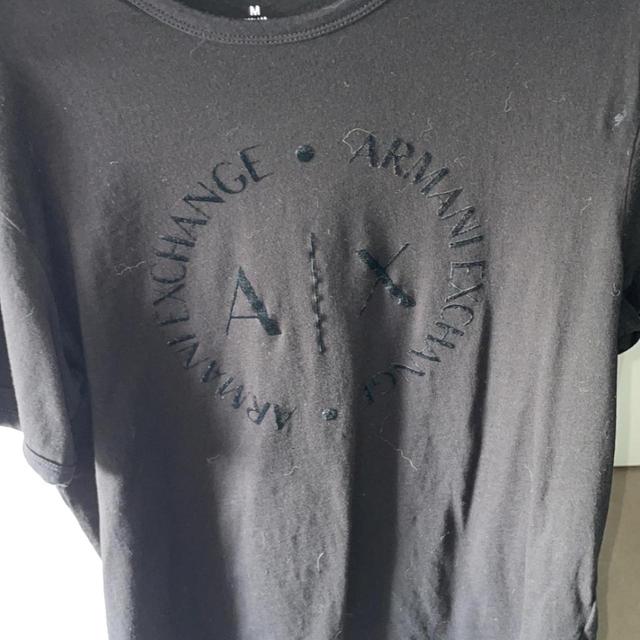 Armani Exchange Men's T-shirt - Black/Grey - M on Productcaster.