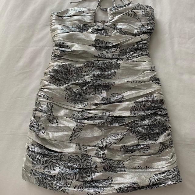 Zara Women's Dress - Silver - 8 on Productcaster.