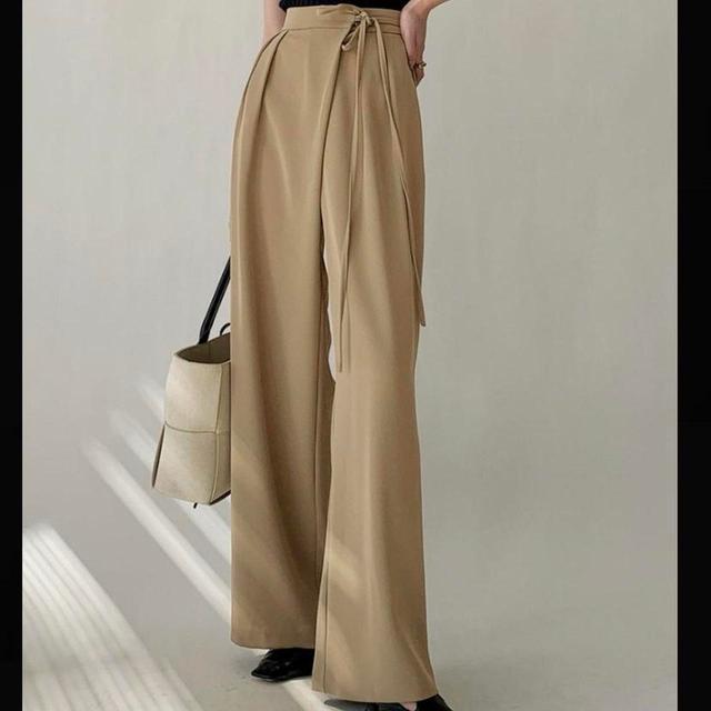 Women's High waisted Trousers - Tan - UK 8 on Productcaster.