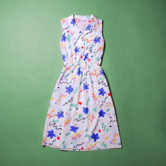 Women's Dress - Multi/White - 8 on Productcaster.