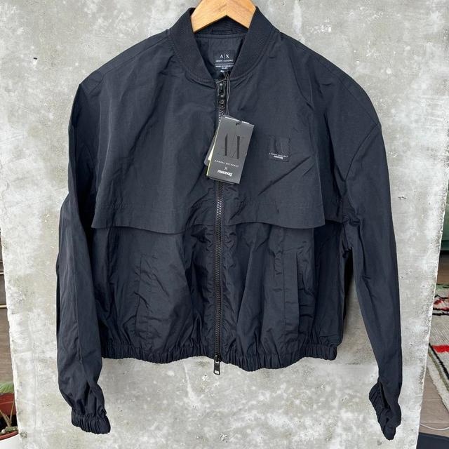 Armani Exchange Men's Windbreaker Jacket - Black - M on Productcaster.