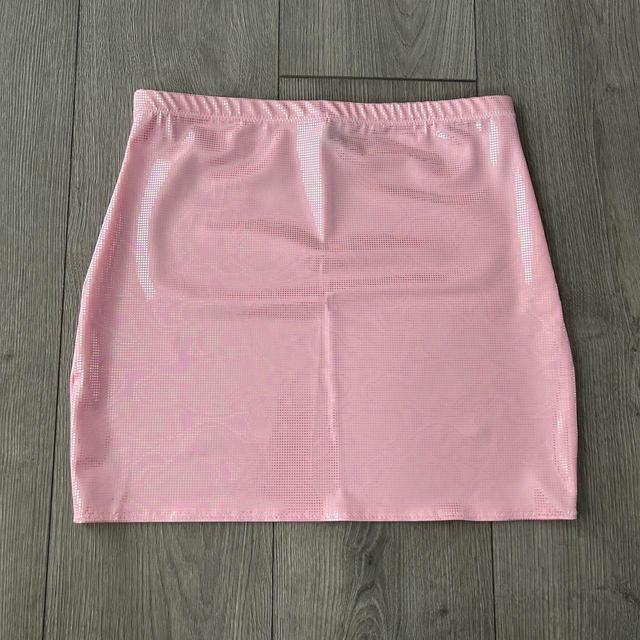 Warehouse Women's Mini Skirt - Pink - UK 18 on Productcaster.