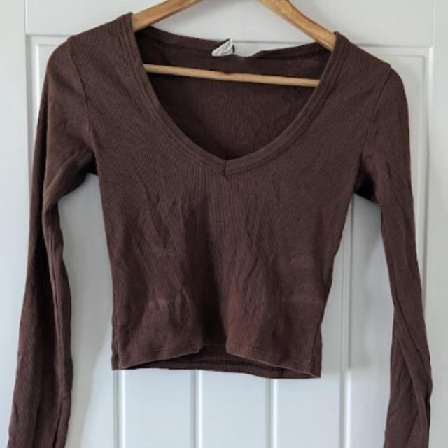 Urban Outfitters Women's Crop top - Brown - S on Productcaster.