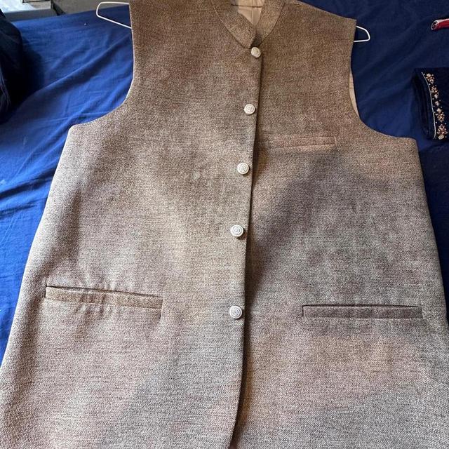 Men's Waistcoat - Brown - XL on Productcaster.