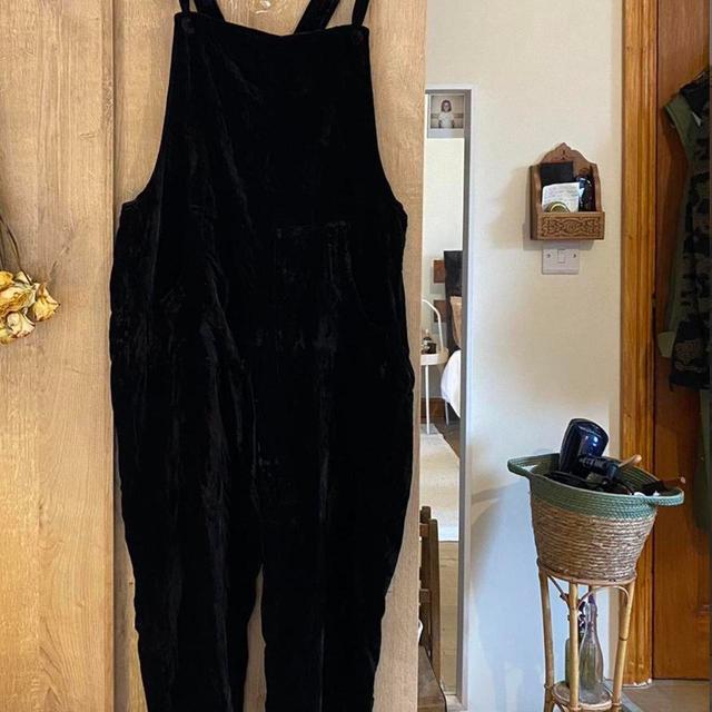 Women's Dungarees - Black - L on Productcaster.