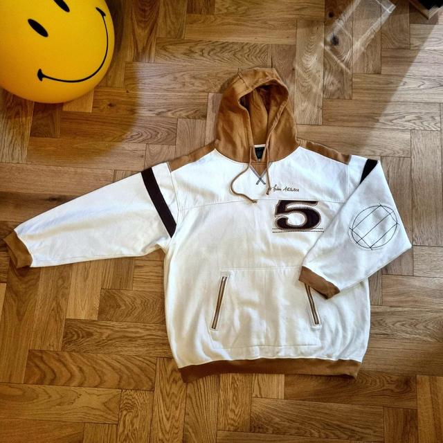 FUBU Men's Hoodie - Brown - L on Productcaster.