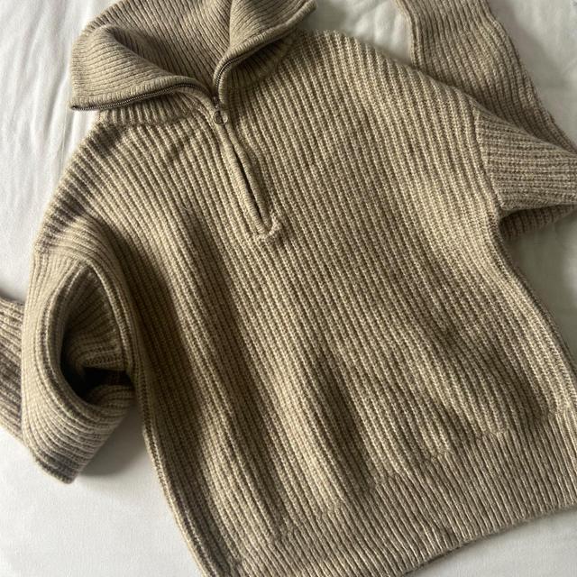 Zara Women's Sweatshirt - Tan/Brown - 6 on Productcaster.