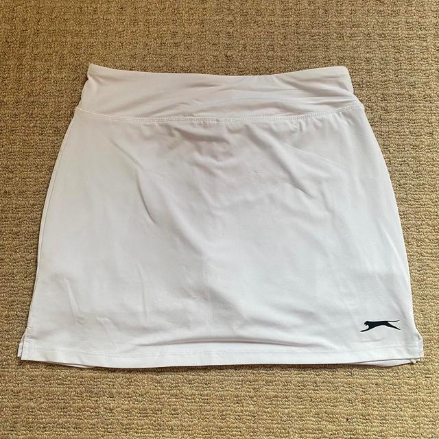 Slazenger Women's Skirt - White/Black - UK 8 on Productcaster.