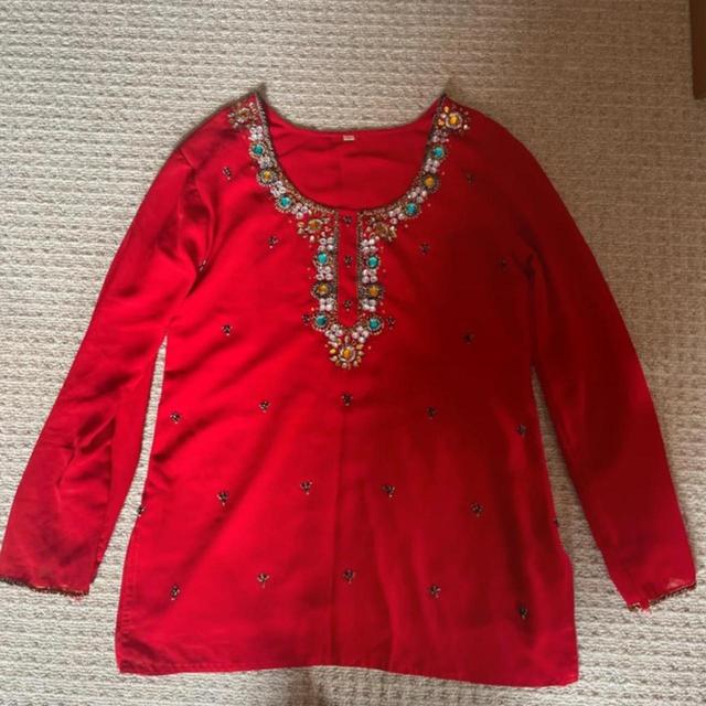 Women's Blouse - Red - 8 on Productcaster.