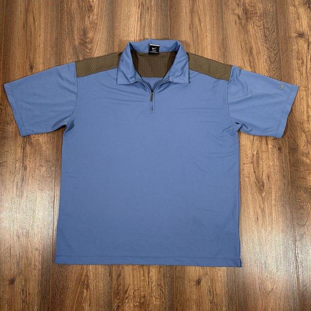 Nike Men's Polo shirt - Blue - L on Productcaster.