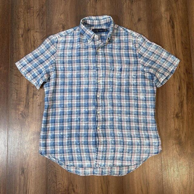 Ralph Lauren Men's Shirt - Blue - L on Productcaster.