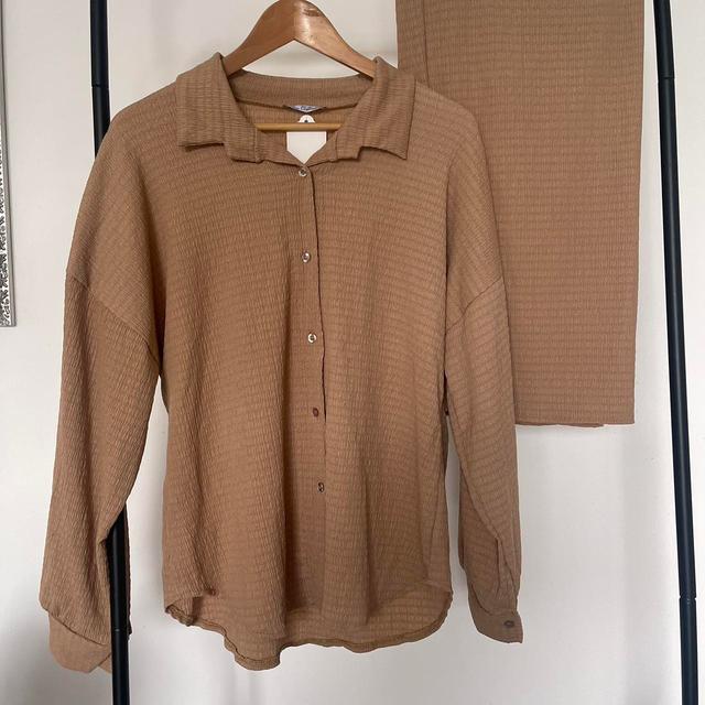 Women's Shirt - Tan on Productcaster.