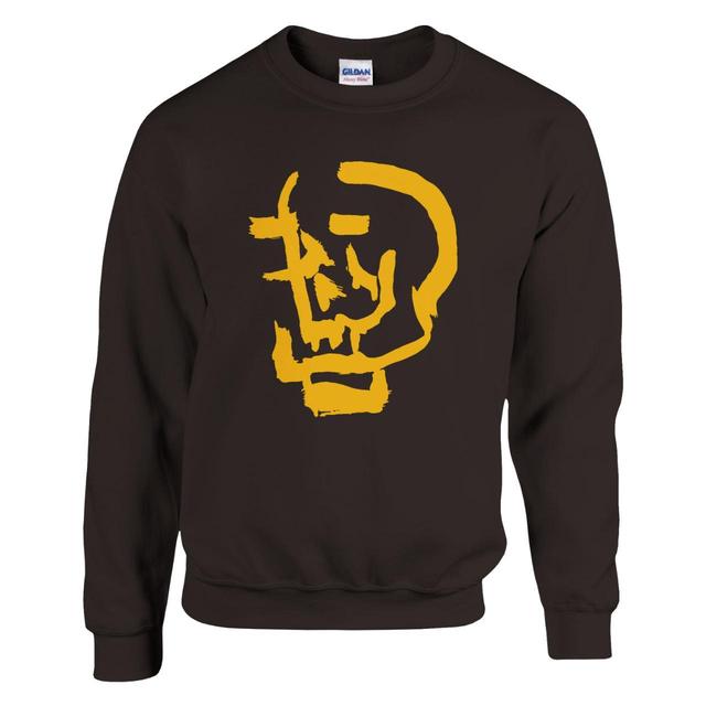 Gildan Men's Sweatshirt - Brown/Yellow - XXL on Productcaster.