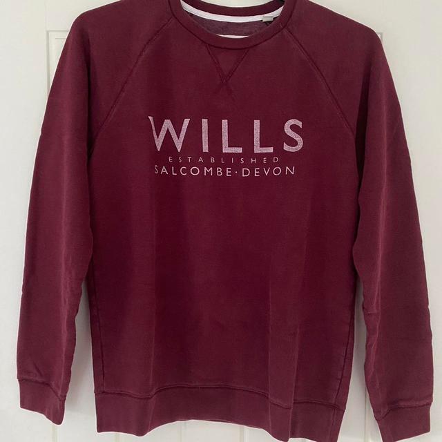 Jack Wills Men's Sweatshirt - Burgundy - S on Productcaster.