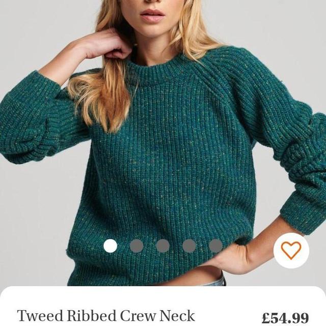 Superdry Women's Jumper - Green - 14 on Productcaster.