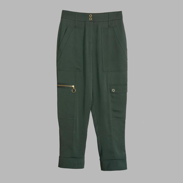 ME+EM Women's Cargo Trousers - Green - UK 6 on Productcaster.