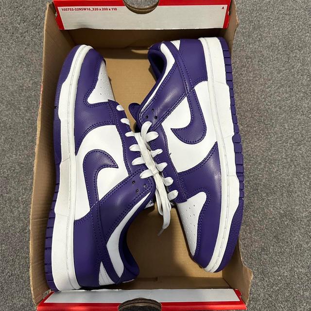 Nike Men's Trainers - Blue/Purple - UK 8 on Productcaster.