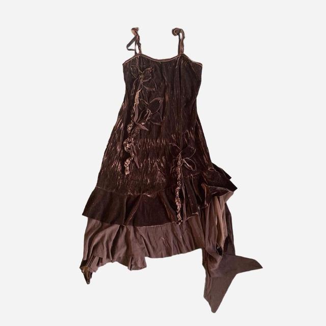 Krisp Women's Party Dress - Brown on Productcaster.