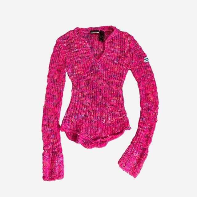 DKNY Women's Jumper - Pink - M on Productcaster.