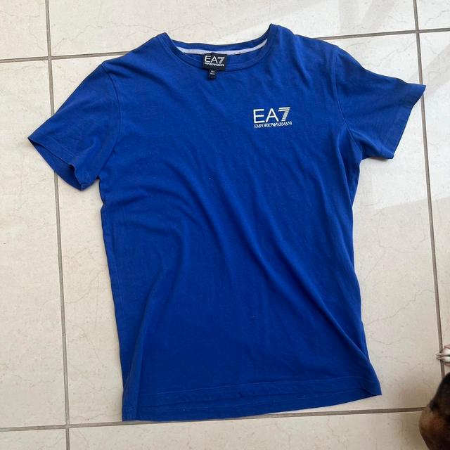 EA7 Kids' T-shirt - Blue - 14 years on Productcaster.