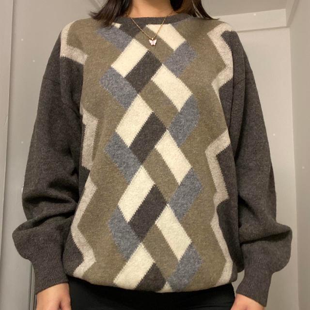 Vintage Women's Jumper - Grey - One size on Productcaster.