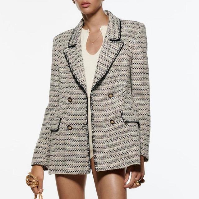 Zara Women's Blazer Jacket - Multi - S on Productcaster.