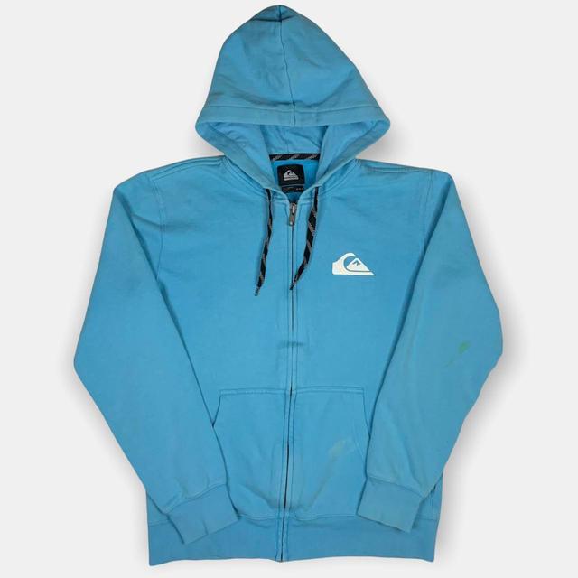 Quiksilver Men's Hoodie - Blue - M on Productcaster.