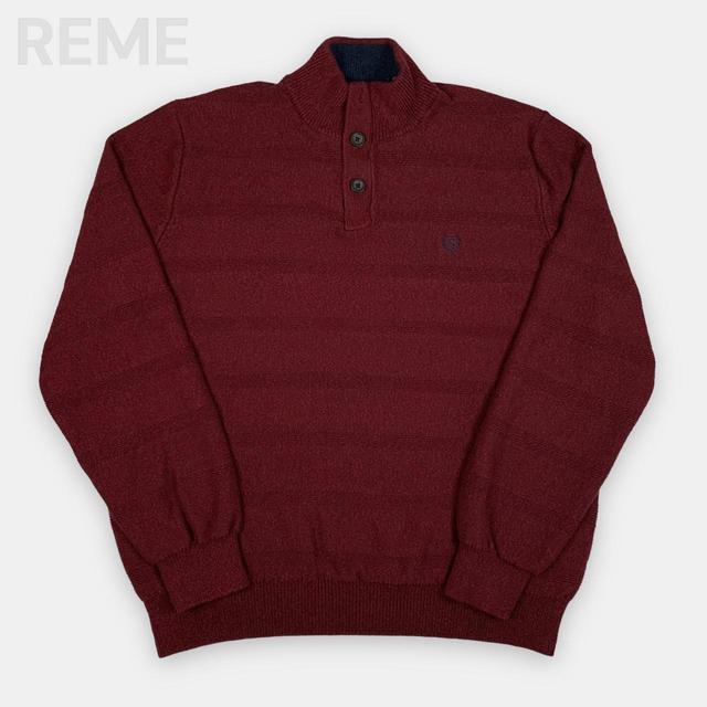 Chaps Men's Jumper - Burgundy - XL on Productcaster.