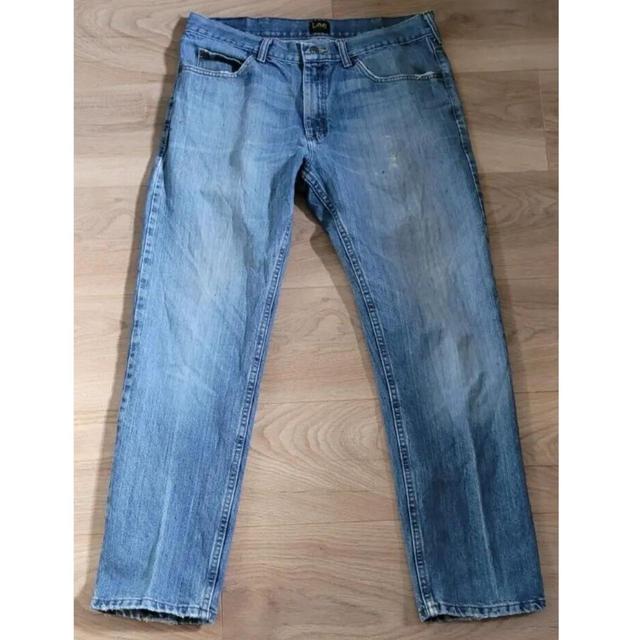 Lee Men's Low rise Distressed Jeans - Blue - 34" on Productcaster.