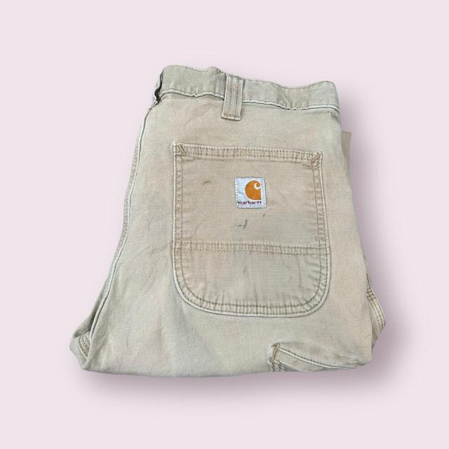 Carhartt Men's Trousers - Cream - 36" on Productcaster.