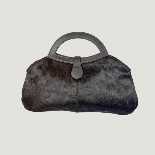 Preloved Women's Faux fur Bag - Brown on Productcaster.