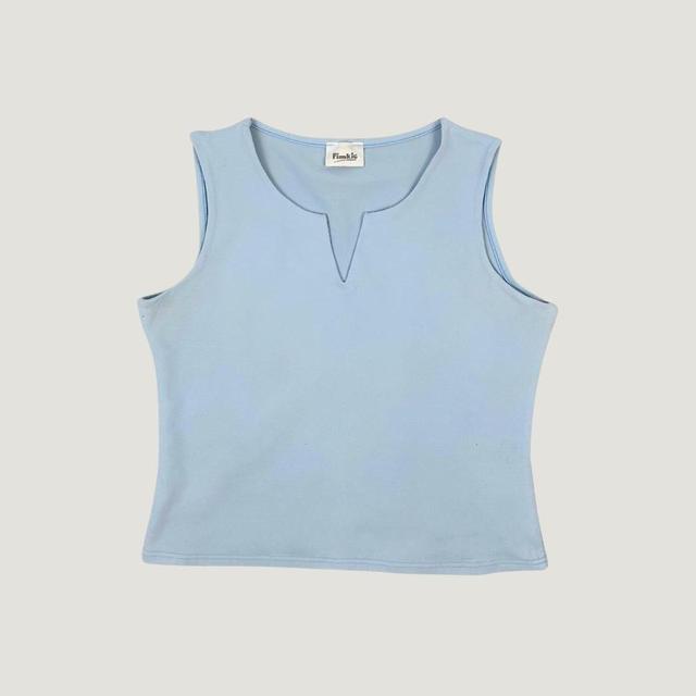 Vintage Women's Vest - Blue - M on Productcaster.