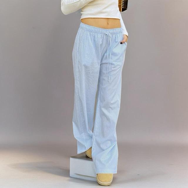 Vintage Women's Sweatpants - Blue - M on Productcaster.