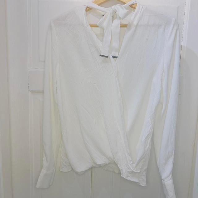 C&A Women's Blouse - White - 8 on Productcaster.